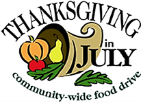 Thanksgiving in July logo